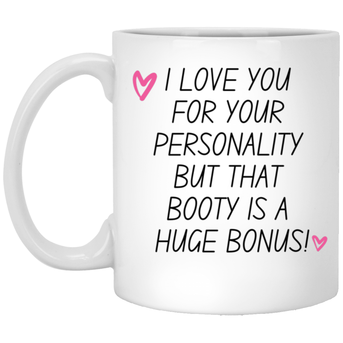 11oz White Mug: Huge Bonus Coffee Mug | Valentines Gifts| Gifts for Wife | Gifts from Husband | Best Wife Ever | Wifey Mug | Funny Gifts for Her