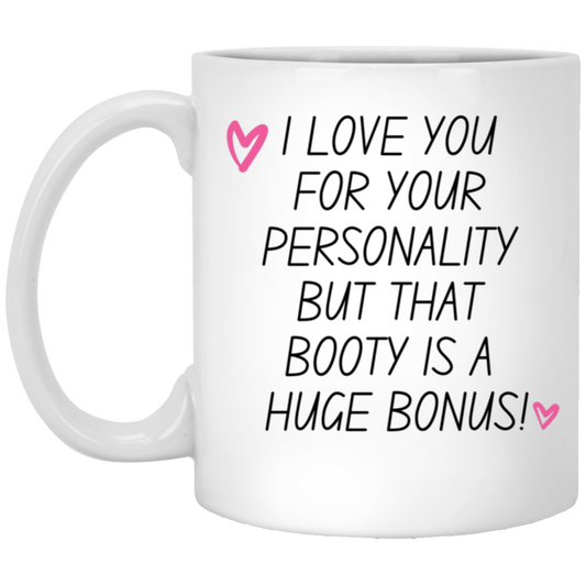 11oz White Mug: Huge Bonus Coffee Mug | Valentines Gifts| Gifts for Wife | Gifts from Husband | Best Wife Ever | Wifey Mug | Funny Gifts for Her